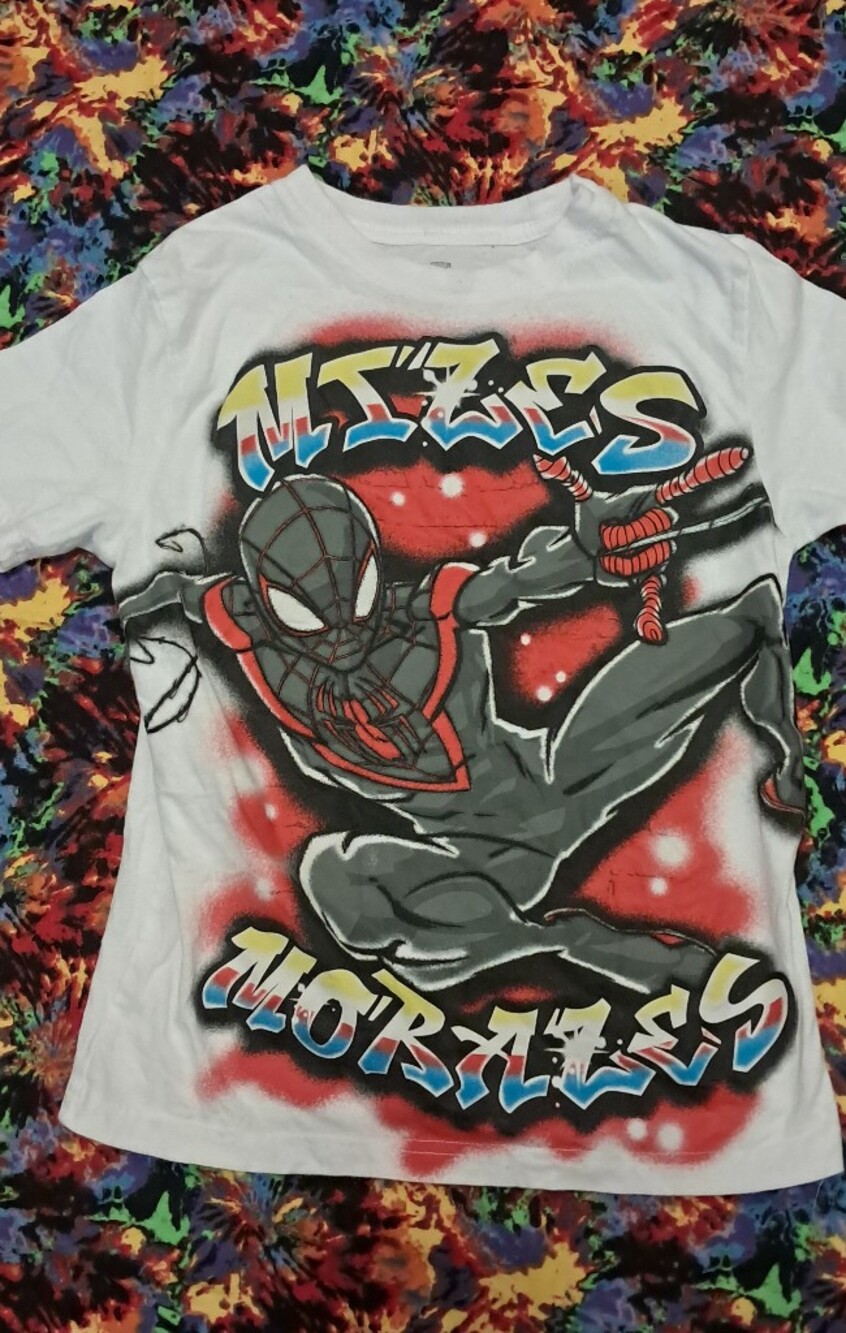 Marvel Spiderman Miles Morales Graphic Tee
